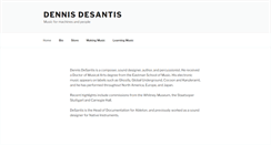 Desktop Screenshot of dennisdesantis.com